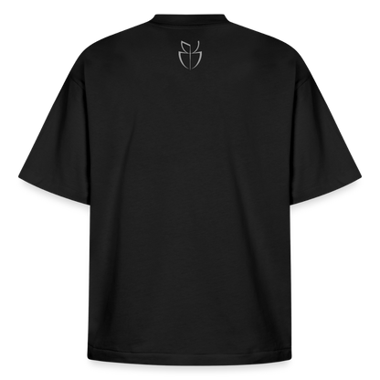 Boxy Heavyweight Unisex Organic T-Shirt by Stanley/Stella - black